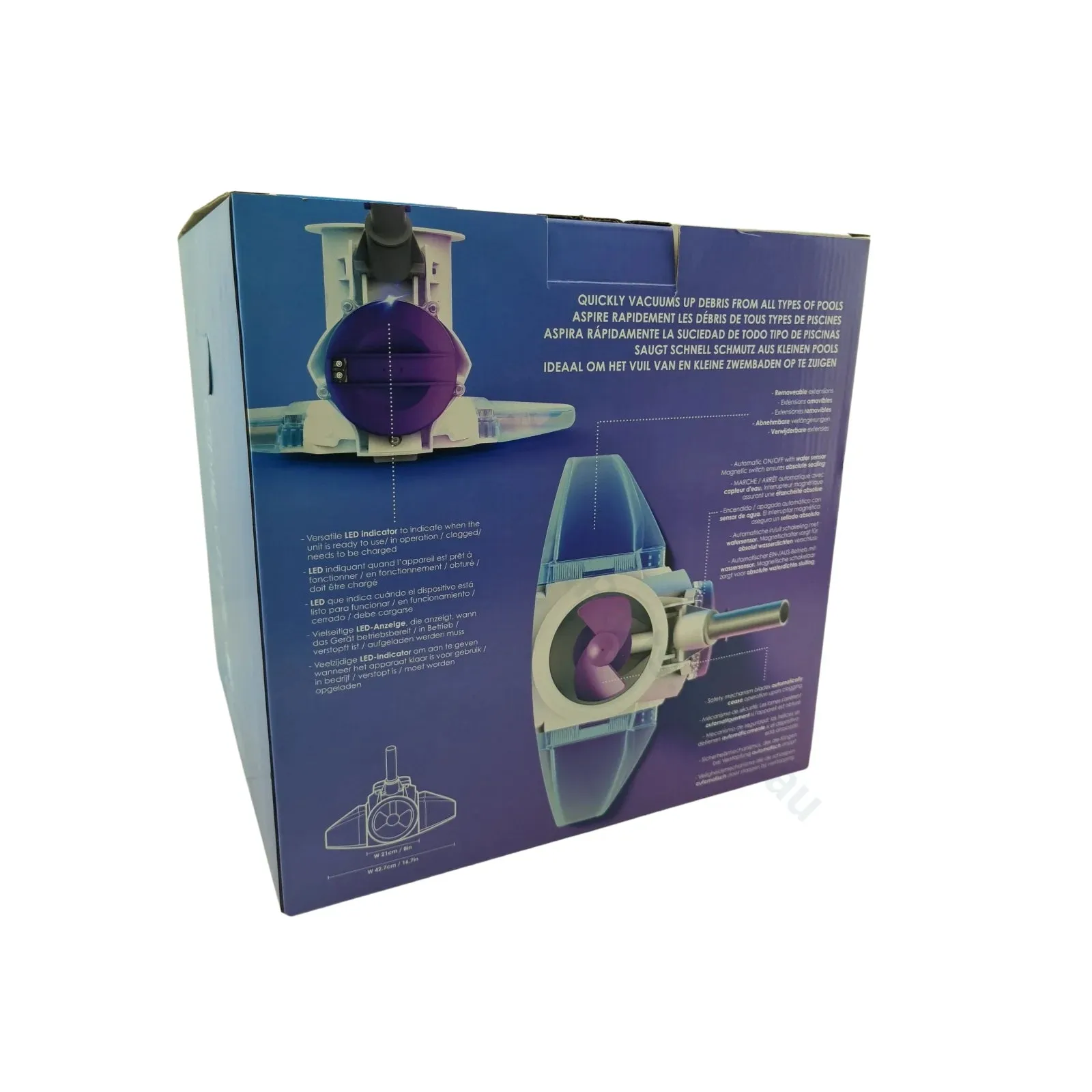 2024 Telsa 90 Cordless Vacuum Cleaner with Camlock - for Pools