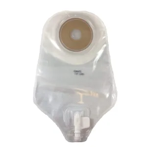 ActiveLife® One-Piece Pre-Cut Urostomy Pouch with Durahesive Skin Barrier and Accuseal Tap with Valve (Transparent)
