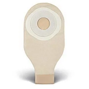 ActiveLife® One-Piece Stomahesive® Skin Barrier, Pre-Cut Stoma Opening 3/4" (19mm), Drainable Pouch, Opaque 12" (30.5cm), Tail Clip - Box of 20