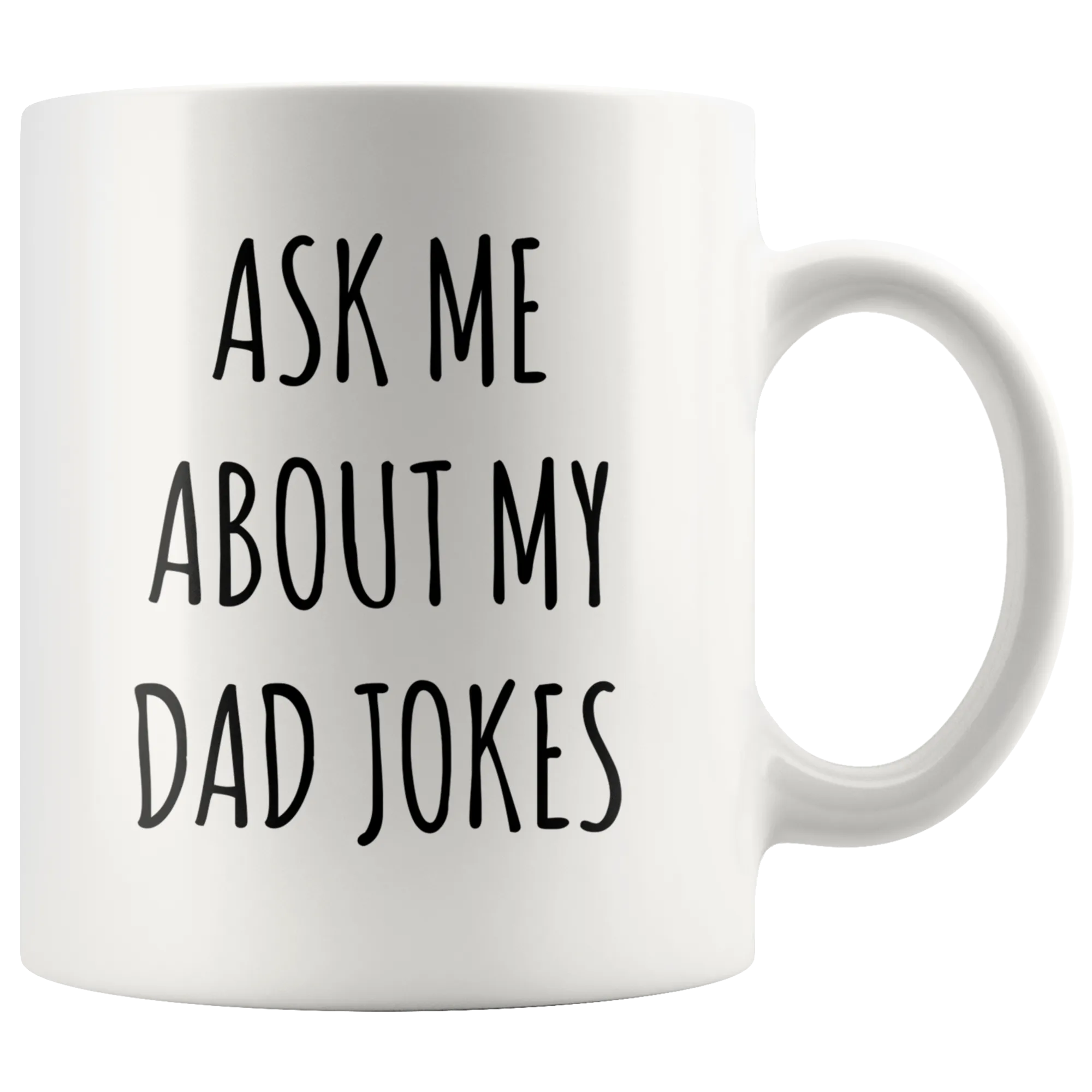 Ask Me About My Dad Jokes Mug New Dad Gift Idea Funny Father's Day Gifts Dad Coffee Cup Fathers Day Mug Dad Joke Mug Cute Gifts for Dad