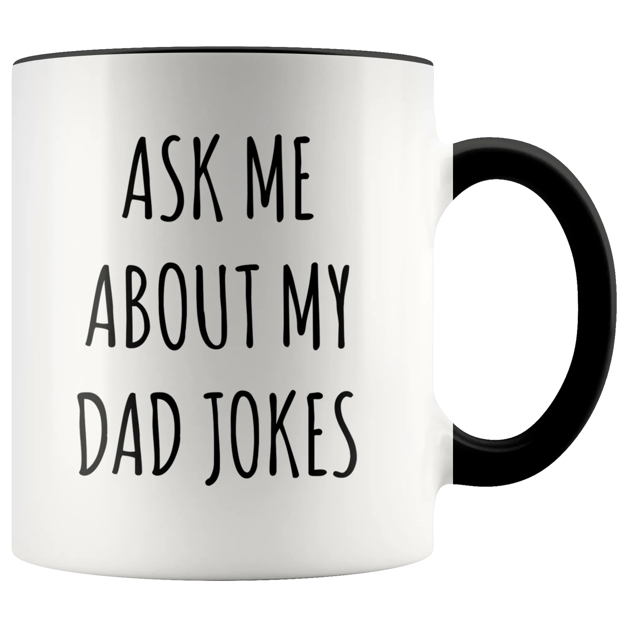 Ask Me About My Dad Jokes Mug New Dad Gift Idea Funny Father's Day Gifts Dad Coffee Cup Fathers Day Mug Dad Joke Mug Cute Gifts for Dad