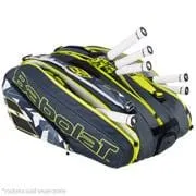 Babolat RHX12 Pure Aero Racket Bag - Grey / Yellow