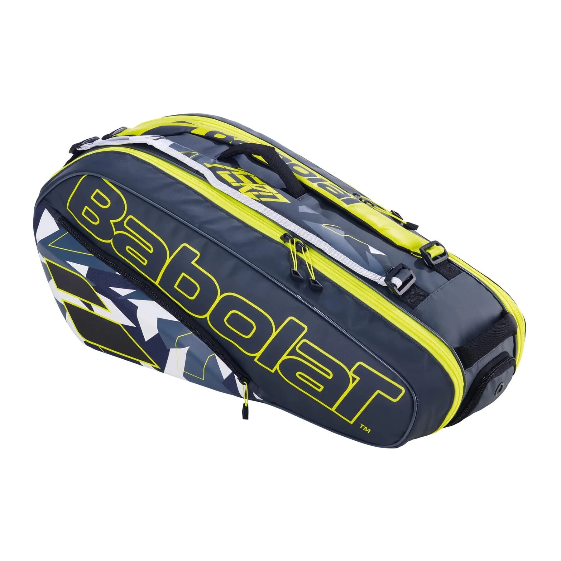 Babolat RHX6 Pure Aero Racket Bag - Grey / Yellow