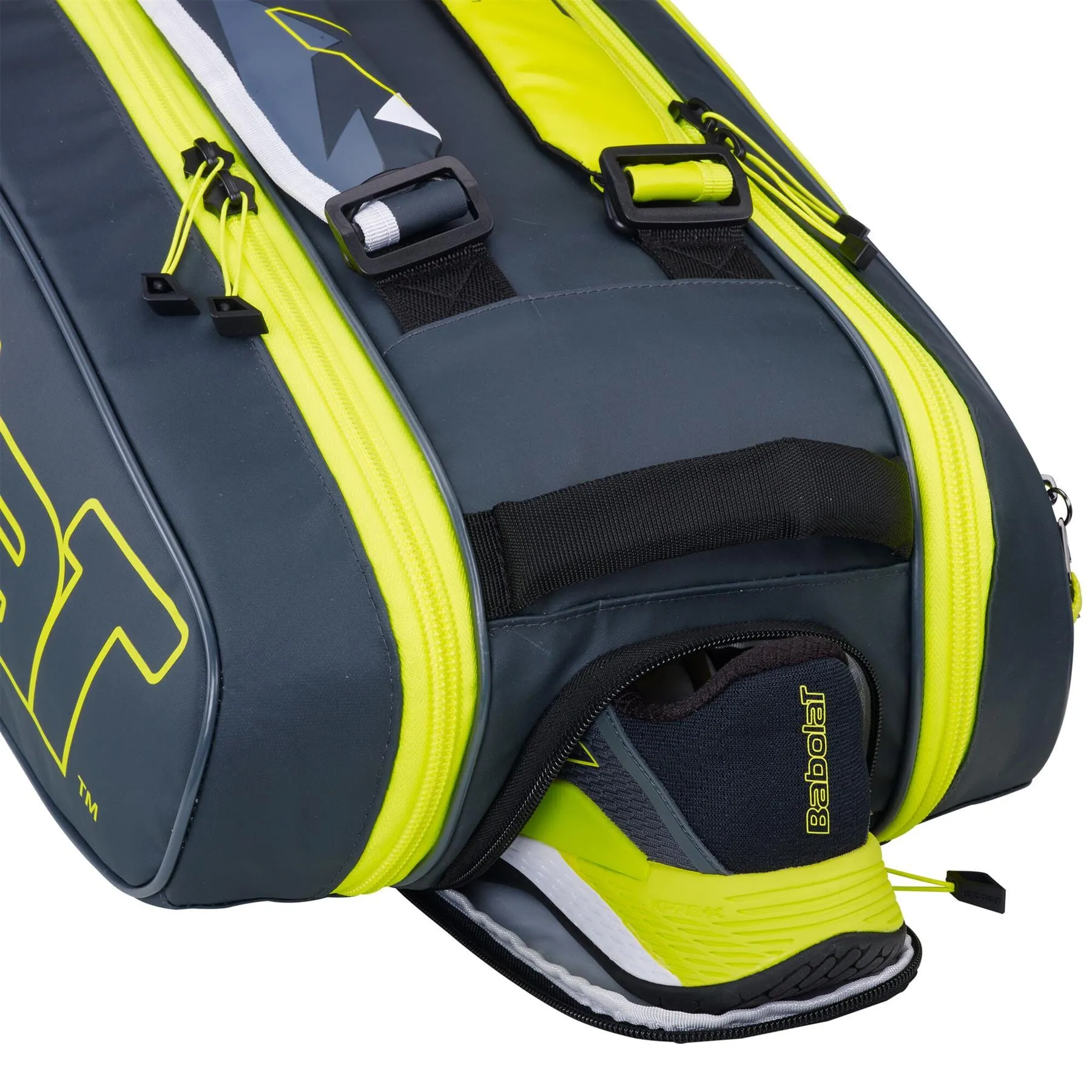 Babolat RHX6 Pure Aero Racket Bag - Grey / Yellow