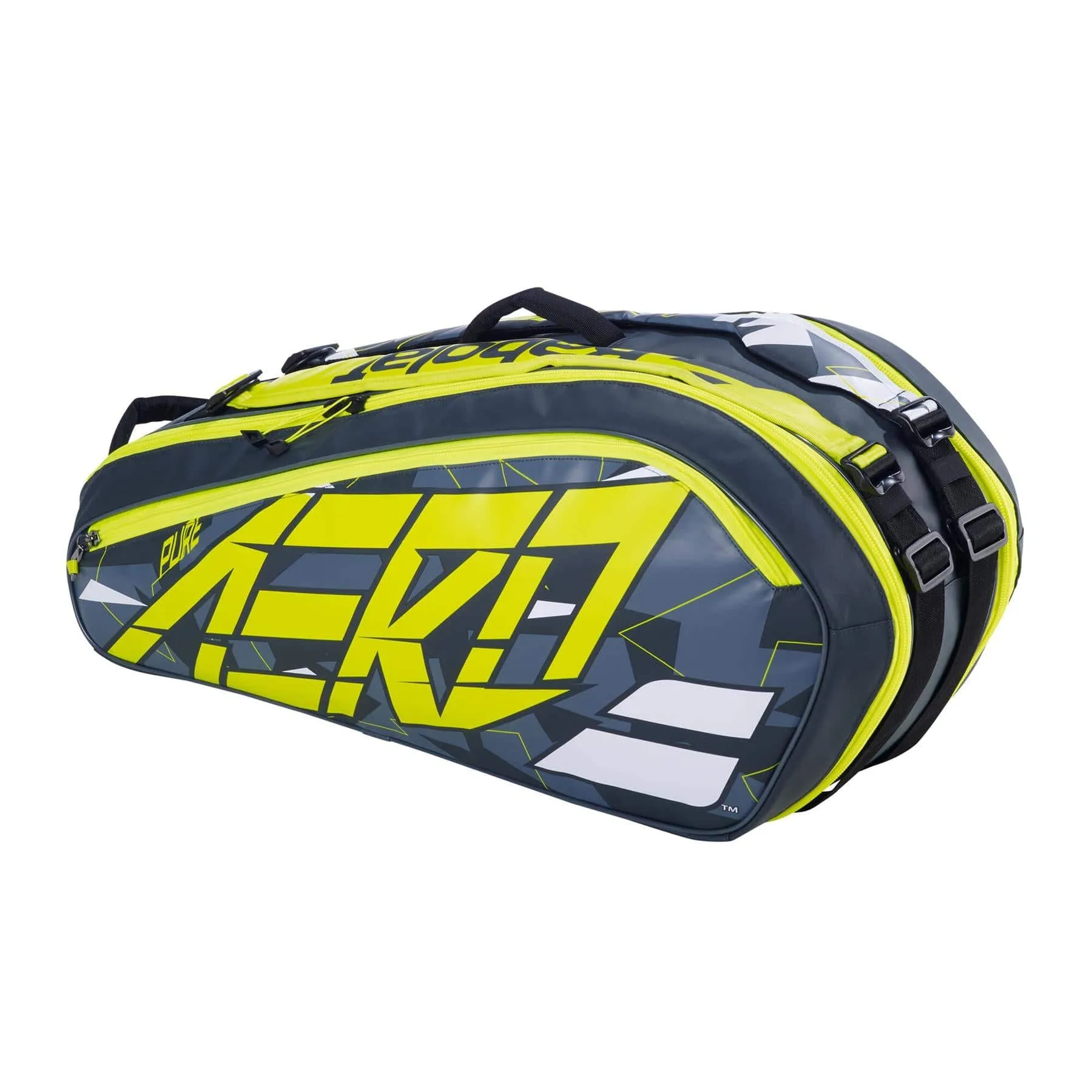 Babolat RHX6 Pure Aero Racket Bag - Grey / Yellow