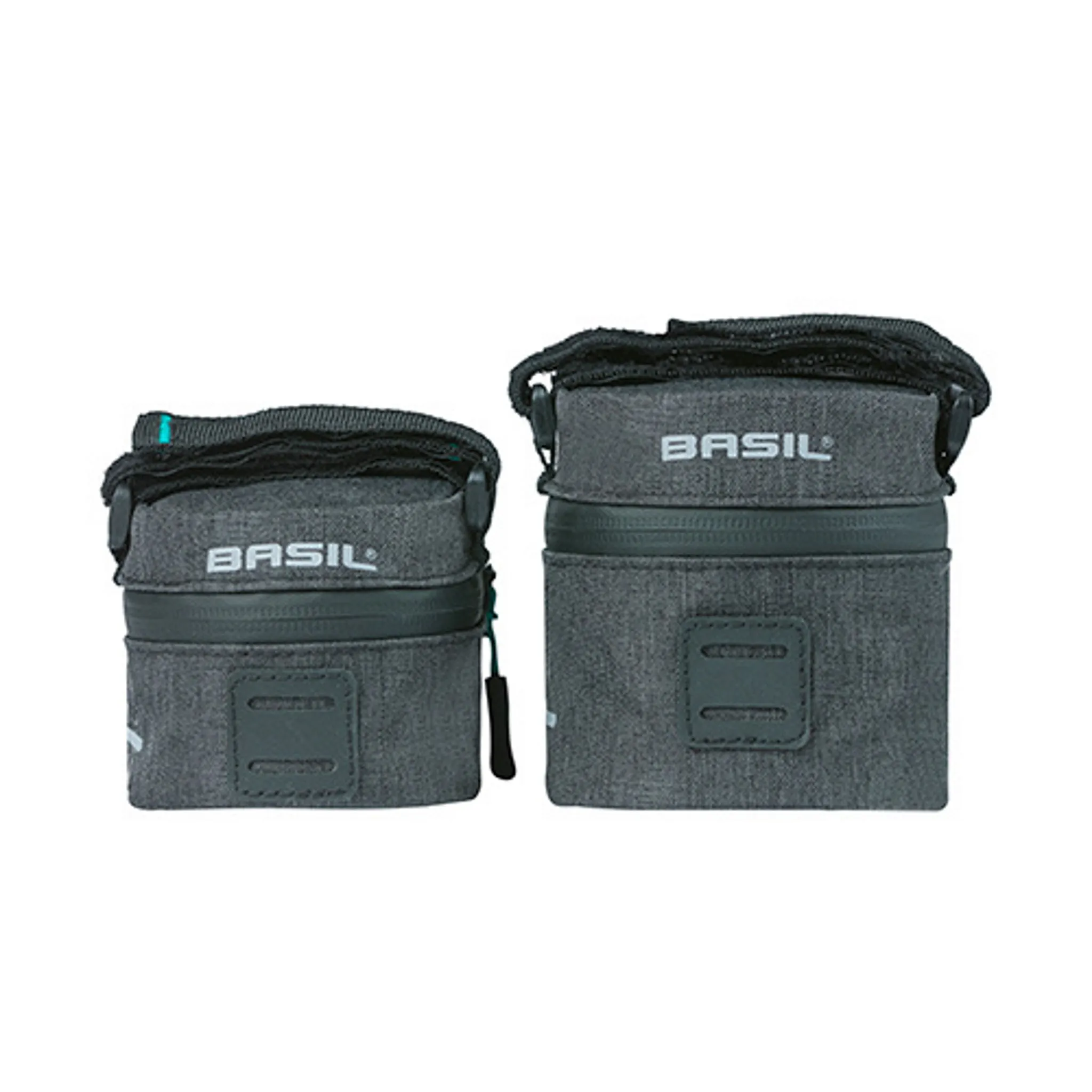 Basil Discovery 365D Saddle Bag Med 1L Black Melee