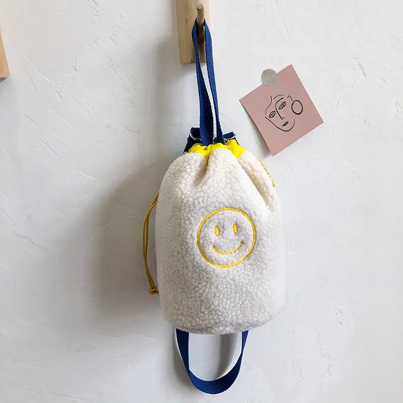 Beautiful Classy Cute Simple Smiley Face Shoulder Bags