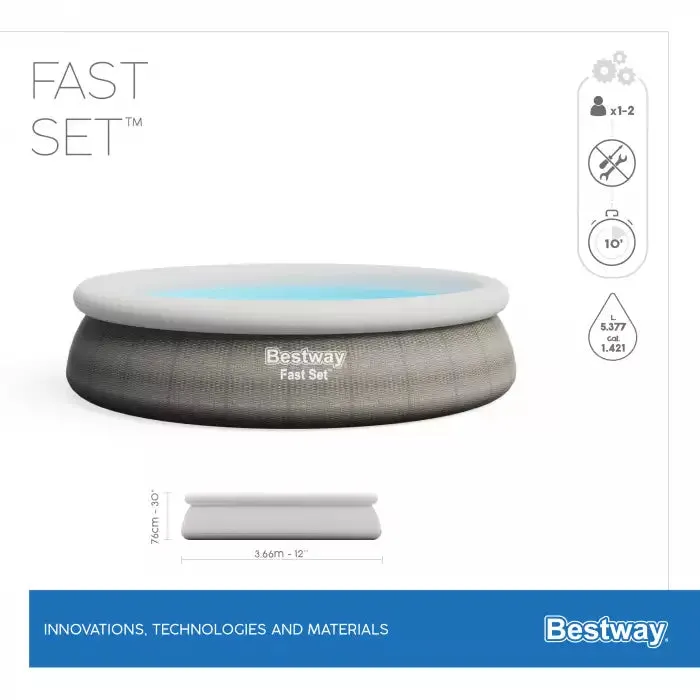 Bestway 12' X 30"/3.66M X 76CM Pool