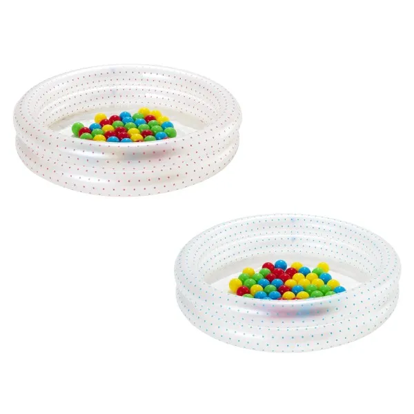 Bestway Φ36" X H8"/Φ91CM X H20CM Splash & Play Ball Pit Play Pool (Contents:1 pool, 50 play balls, repair patch)