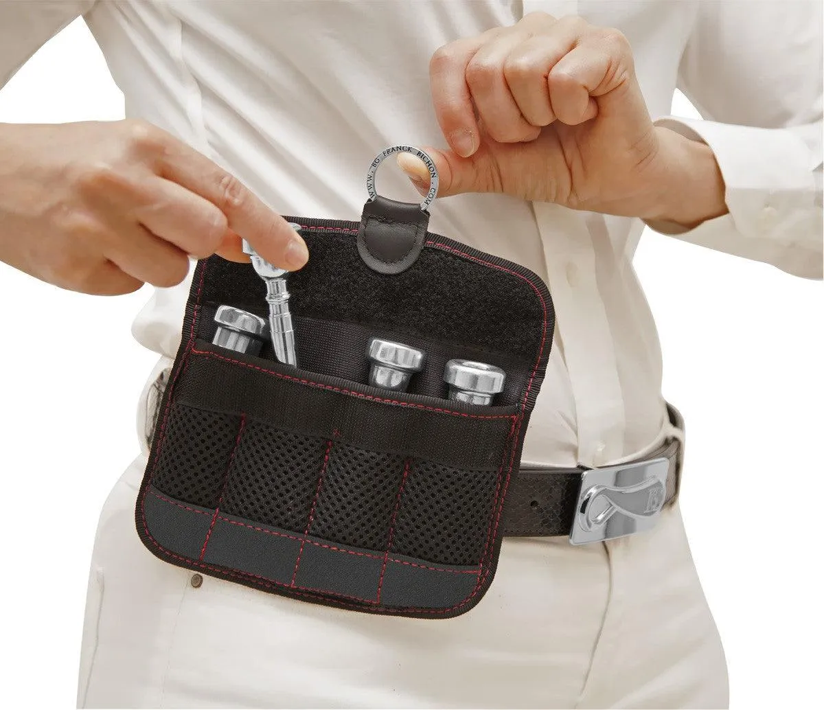 BG 4 Piece Mouthpiece Pouch ~ Trumpet, Cornet & Flugel Horn