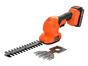 BLACK   DECKER BCSS18D1 Shear Shrubber 18V 1 x 2.0Ah Li-ion