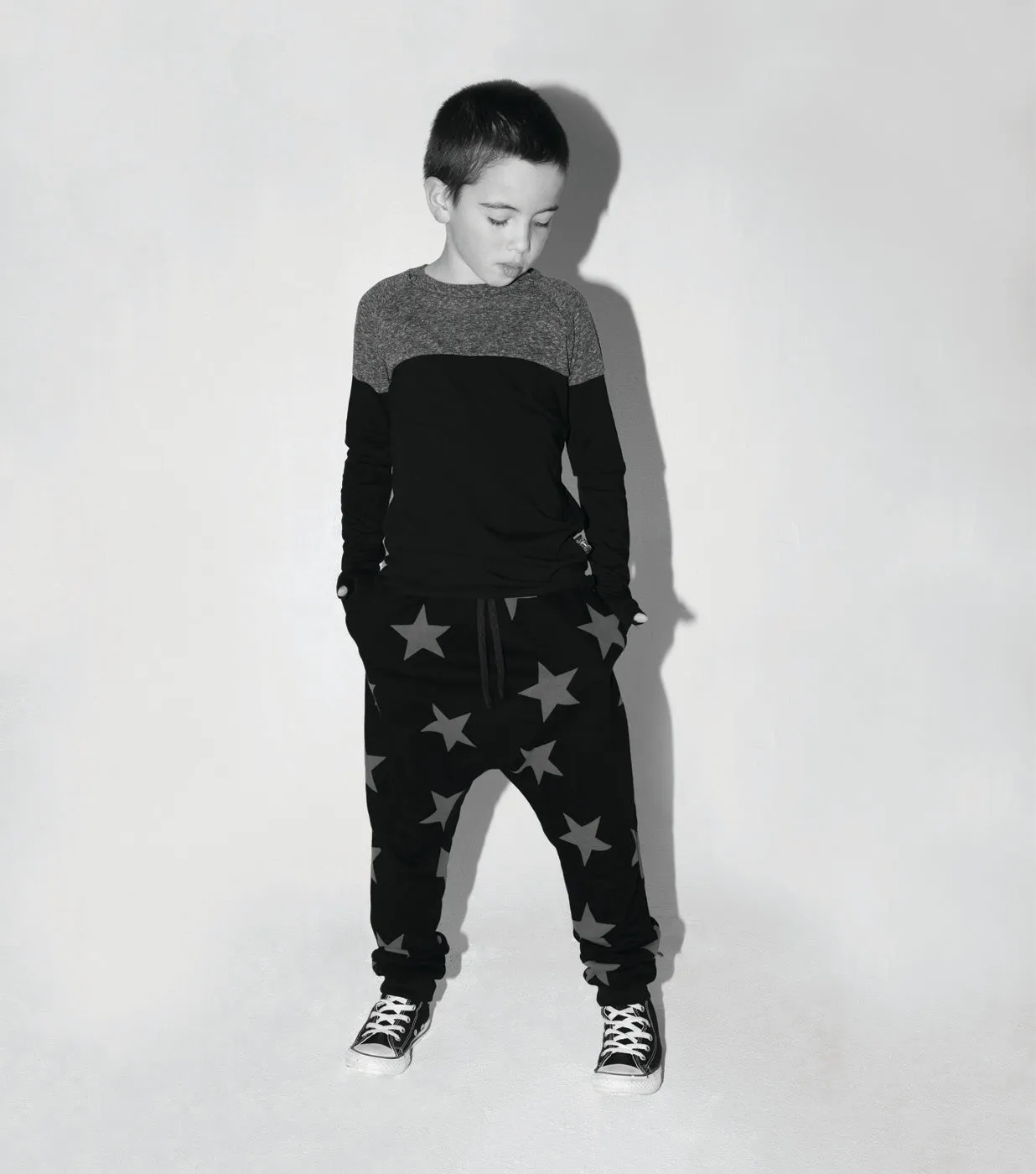 Black Star Baggy Pants