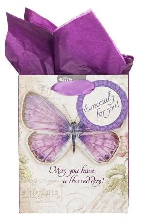 Blessed Day Butterfly Small Gift Bag