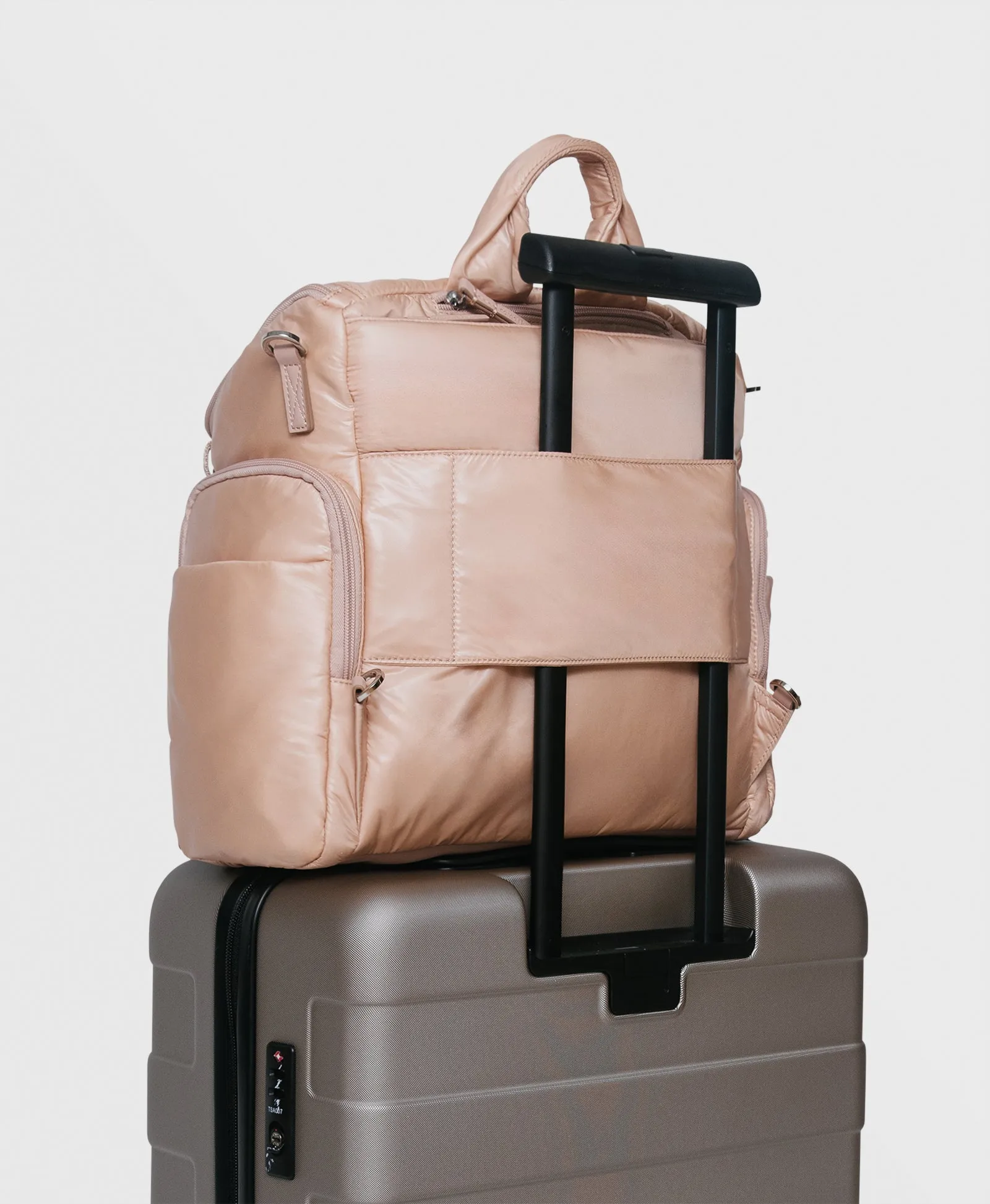 Caraa Baby Bag | Large in Blush Nylon