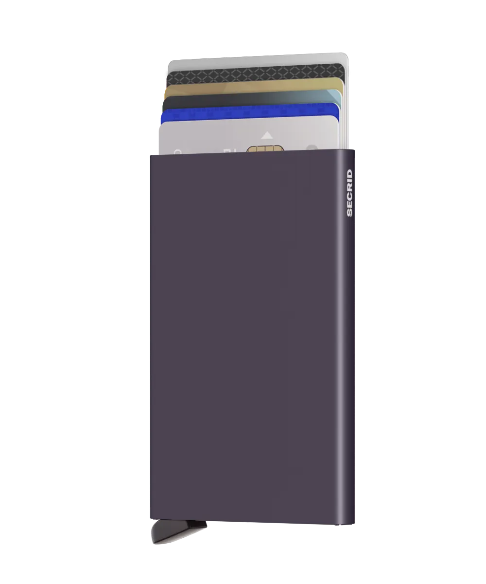 Card Protector Dark Purple RFID Secure