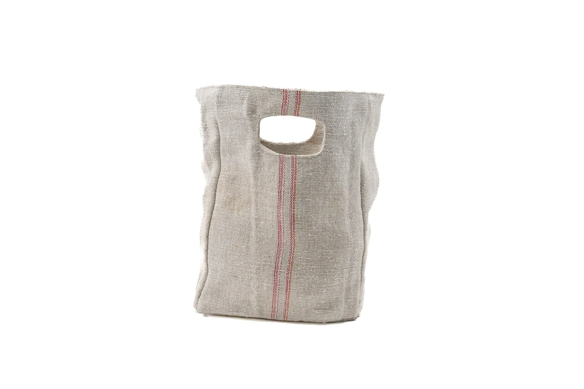 Carry Bag: Handwoven antique Hungarian hemp - BG17