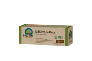 Certfied Compostable Tall Kitchen Bags | 13 Gallon
