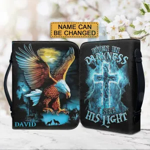 Christianartbag Bible Cover, Eagle Custom Name Bible Cover, Personalized Bible Cover, Eagle Bible Cover, Father Days Gifts, CAB01291223.