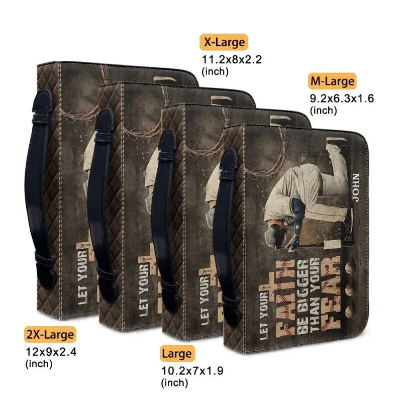 Christianartbag Bible Cover, Home Run Faith Bible Cover with Inspirational Sports Theme, CAB02301123.
