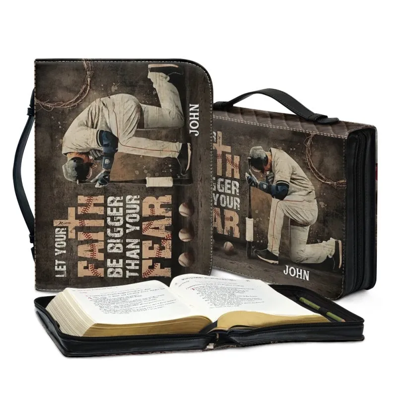Christianartbag Bible Cover, Home Run Faith Bible Cover with Inspirational Sports Theme, CAB02301123.