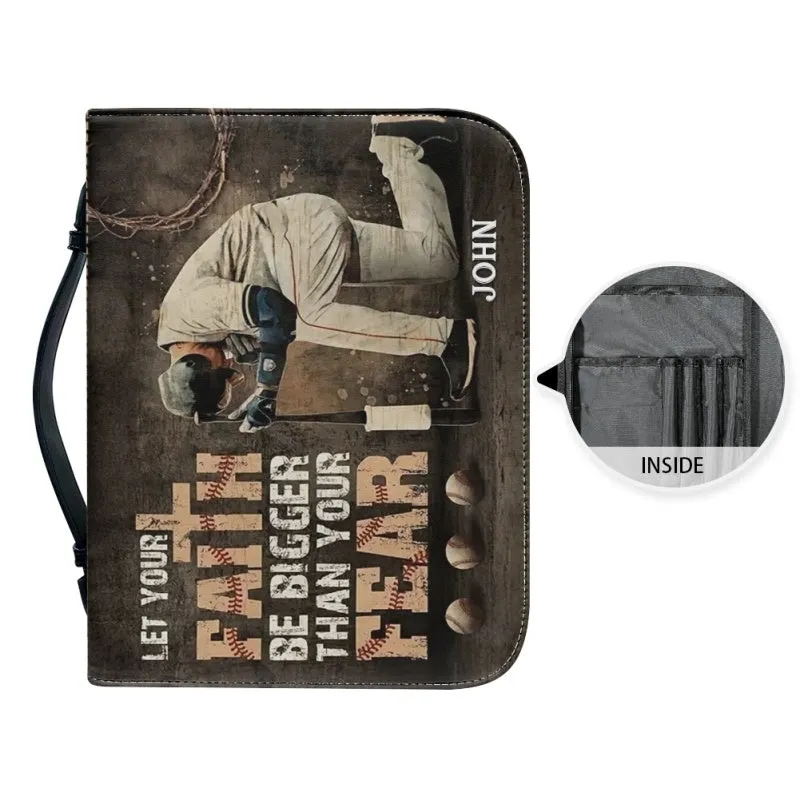 Christianartbag Bible Cover, Home Run Faith Bible Cover with Inspirational Sports Theme, CAB02301123.