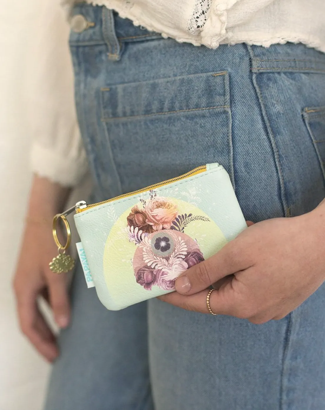 COIN PURSE in SOLAR BLOOMS