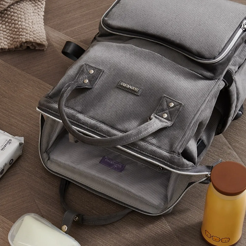 Corduroy Diaper Backpack