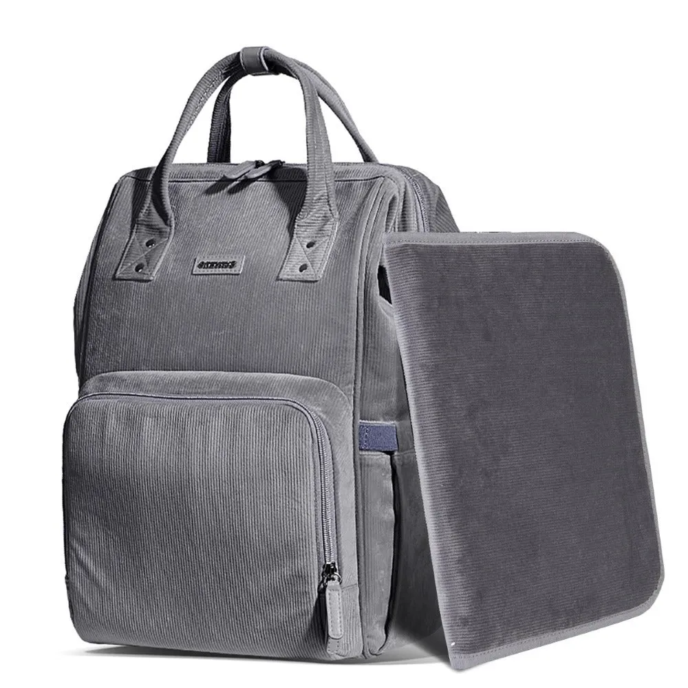 Corduroy Diaper Backpack