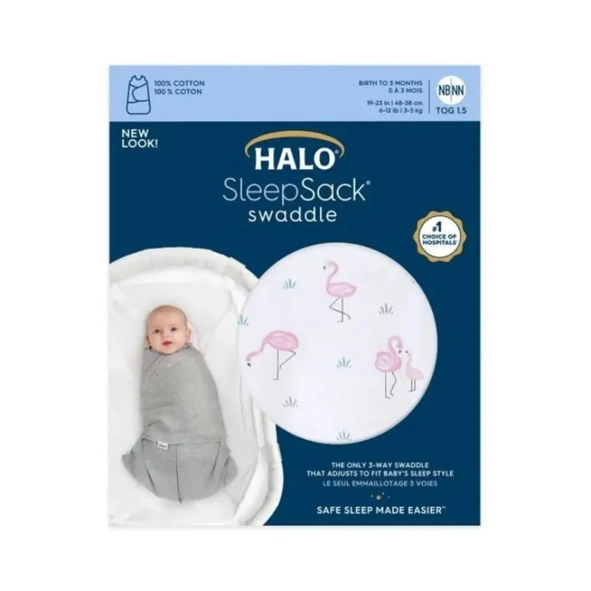 Cotton Swaddle Sleepsack 1.5 Tog