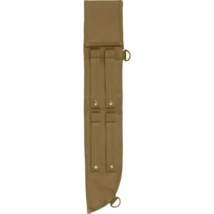 Coyote Brown - Tactical MOLLE 18 in. Jungle Machete Sheath