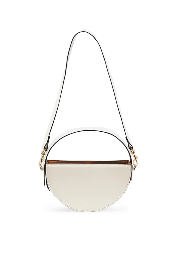 Crescent Vegan Leather Shoulder Bag
