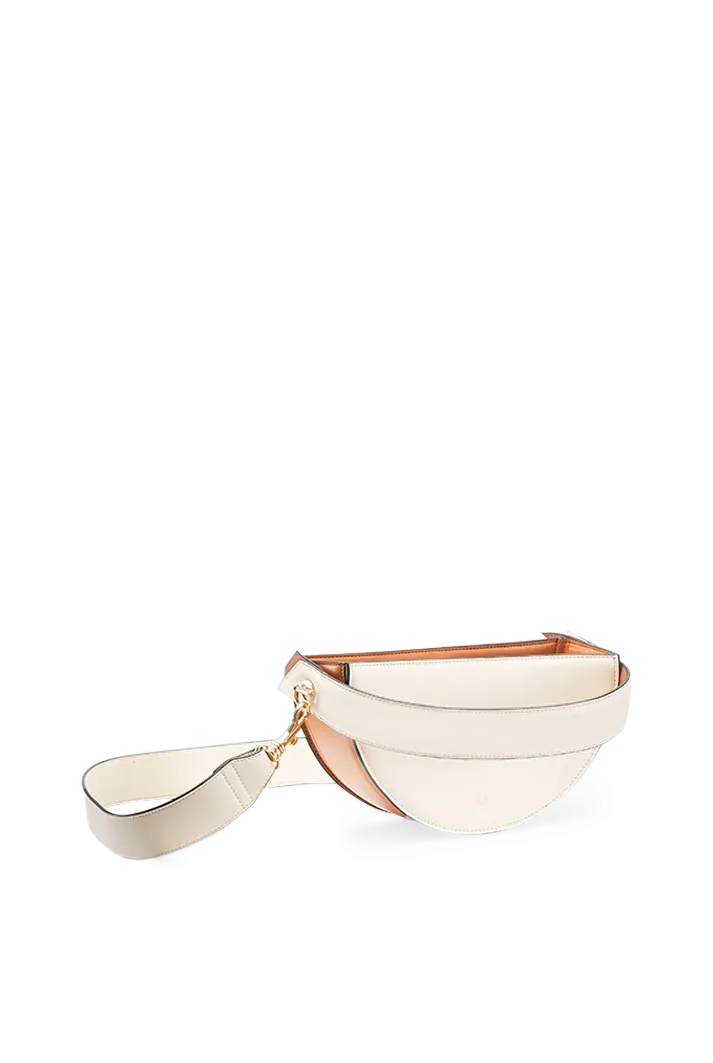 Crescent Vegan Leather Shoulder Bag