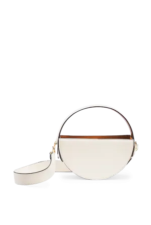 Crescent Vegan Leather Shoulder Bag