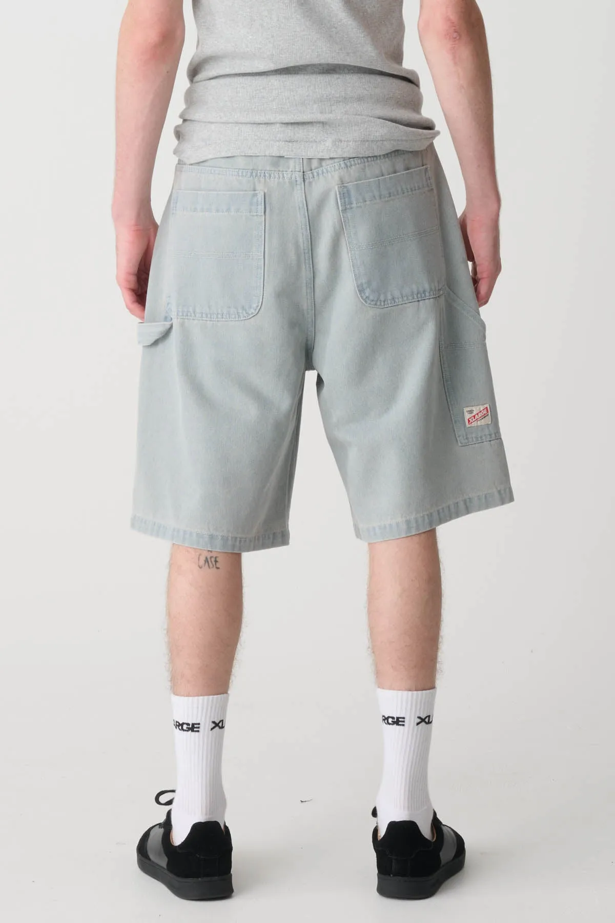DENIM WORK SHORT - ARCTIC BLUE