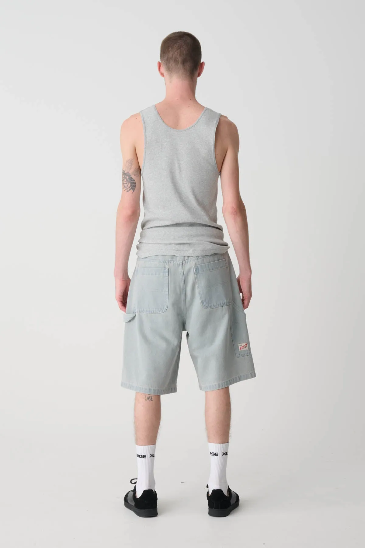 DENIM WORK SHORT - ARCTIC BLUE