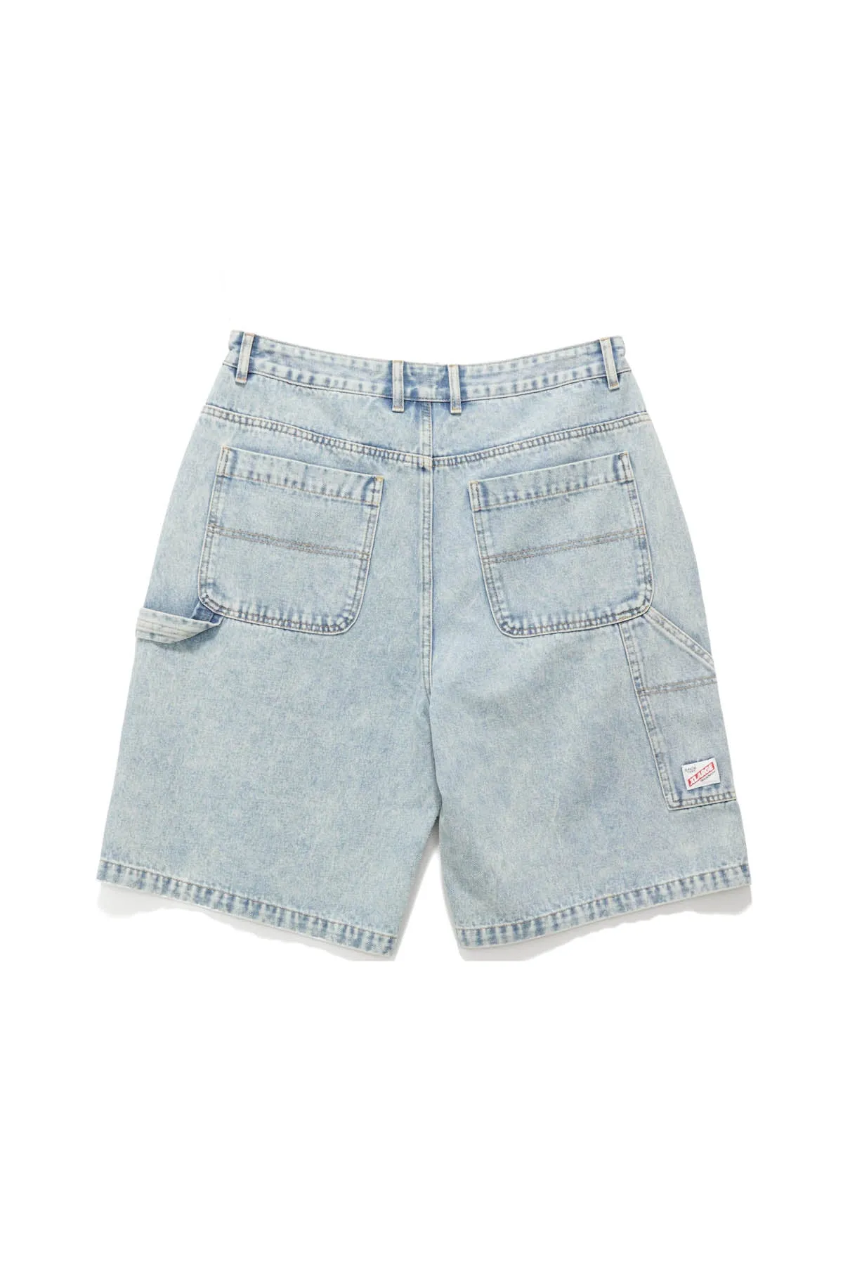 DENIM WORK SHORT - BLEACH INDIGO