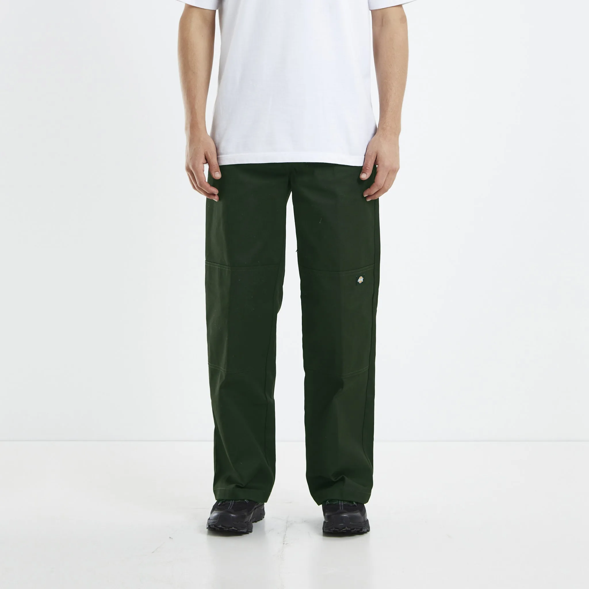 Dickies Loose Fit Double Knee Pants Olive Green Olive Sale