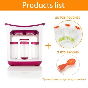 DIY Baby Food Squeeze Station