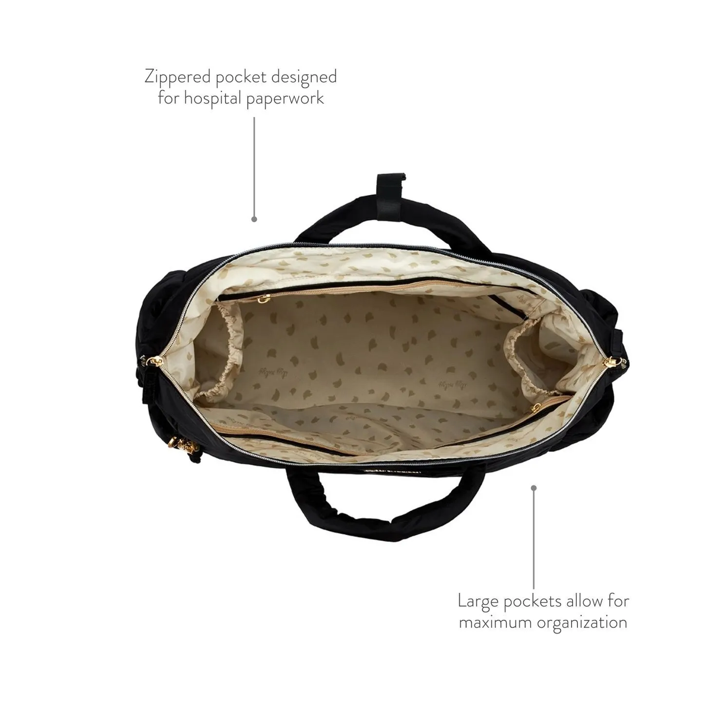Dream Weekender™ Midnight Black Diaper Bag