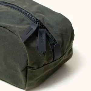 Drifter Dopp Kit - Juniper Green (Waxed Canvas)
