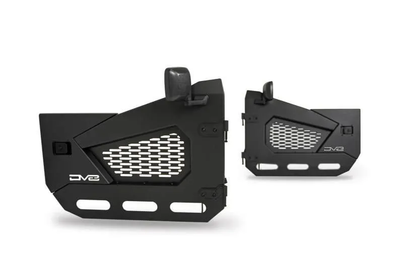DV8 Offroad 18-22 Jeep Wrangler JL/JT Spec Series Half Doors - Front Set