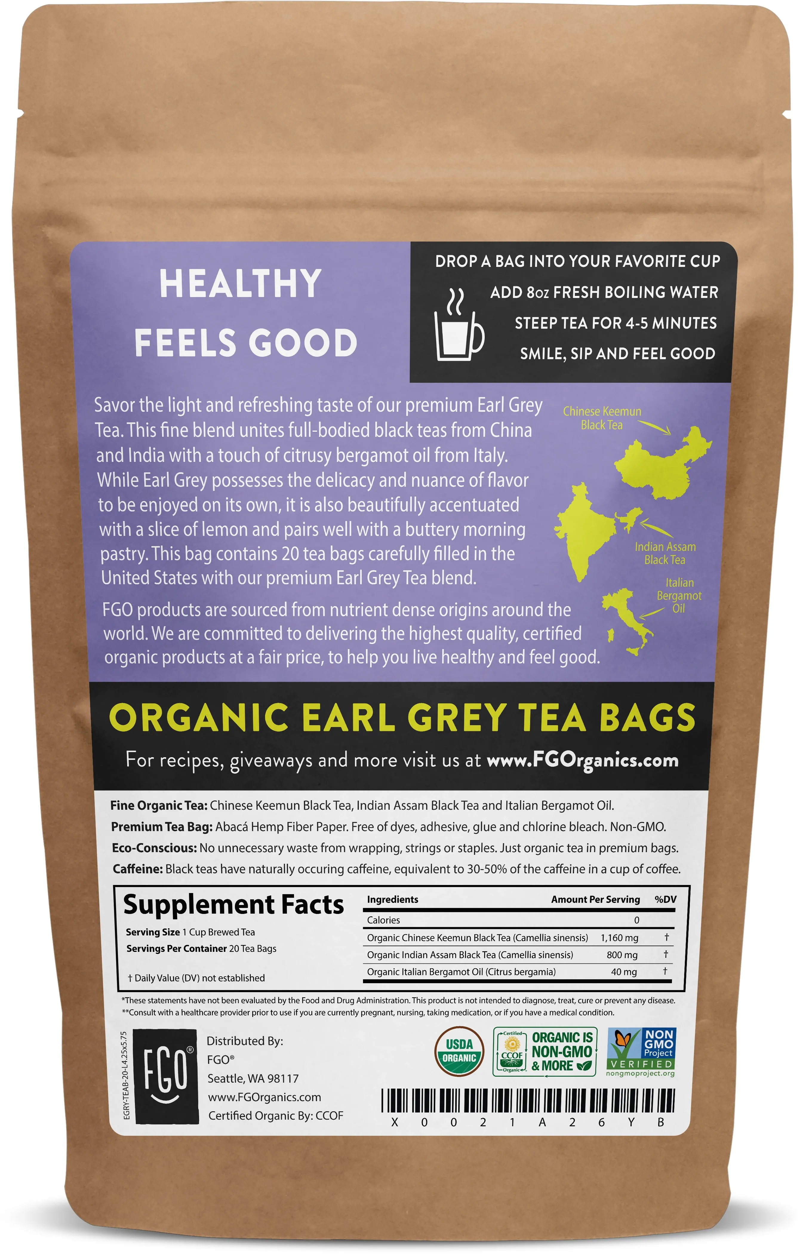 Earl Grey Tea Bags