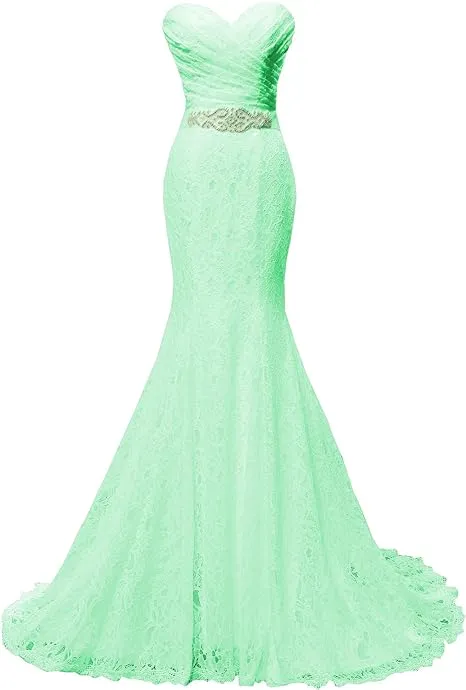 Elegant Mermaid Bridal Gown Sweetheart Lace up Back Wedding Dresses