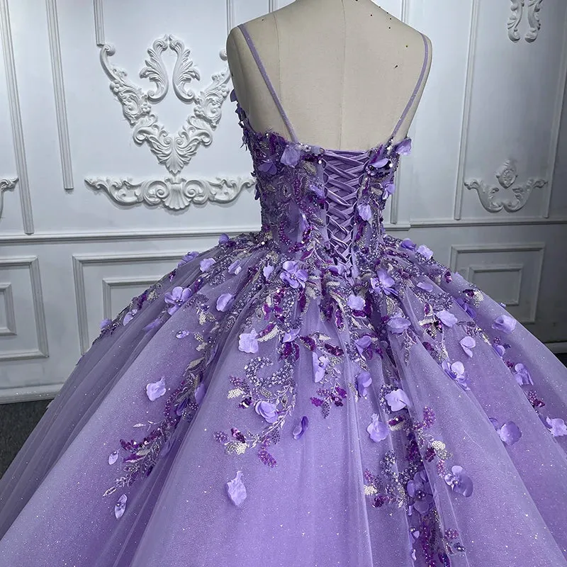 Elegant Spaghetti Strap Party Prom Dresses Beading Appliques Evening Gowns