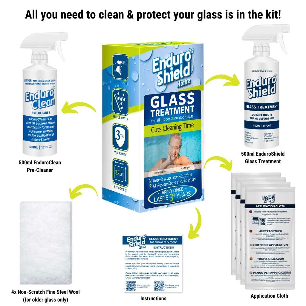 EnduroShield Glass Treatment - Large 500ml Kit