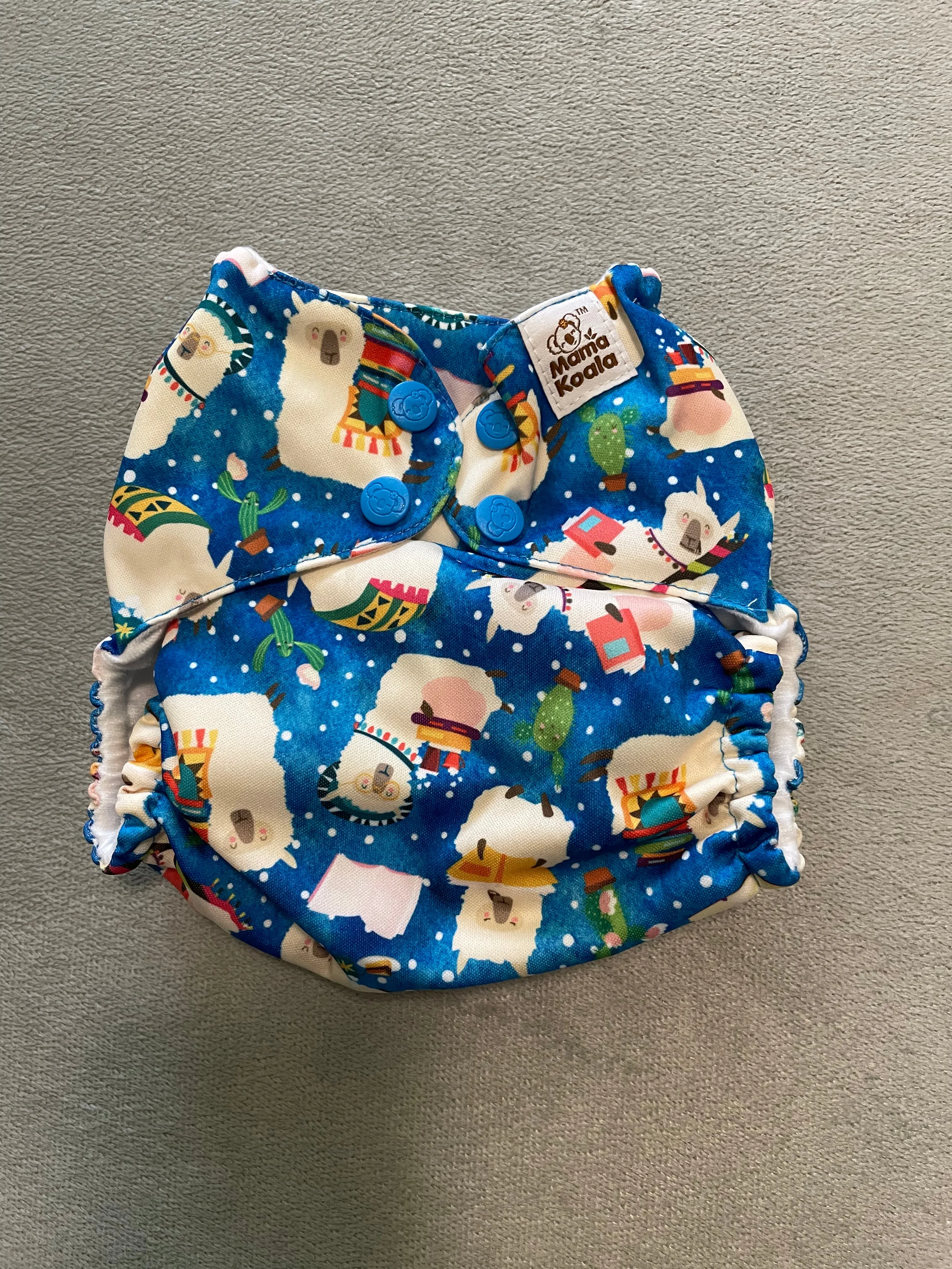 F170-Cute Llama-Mama Koala Pocket Diaper 1.0
