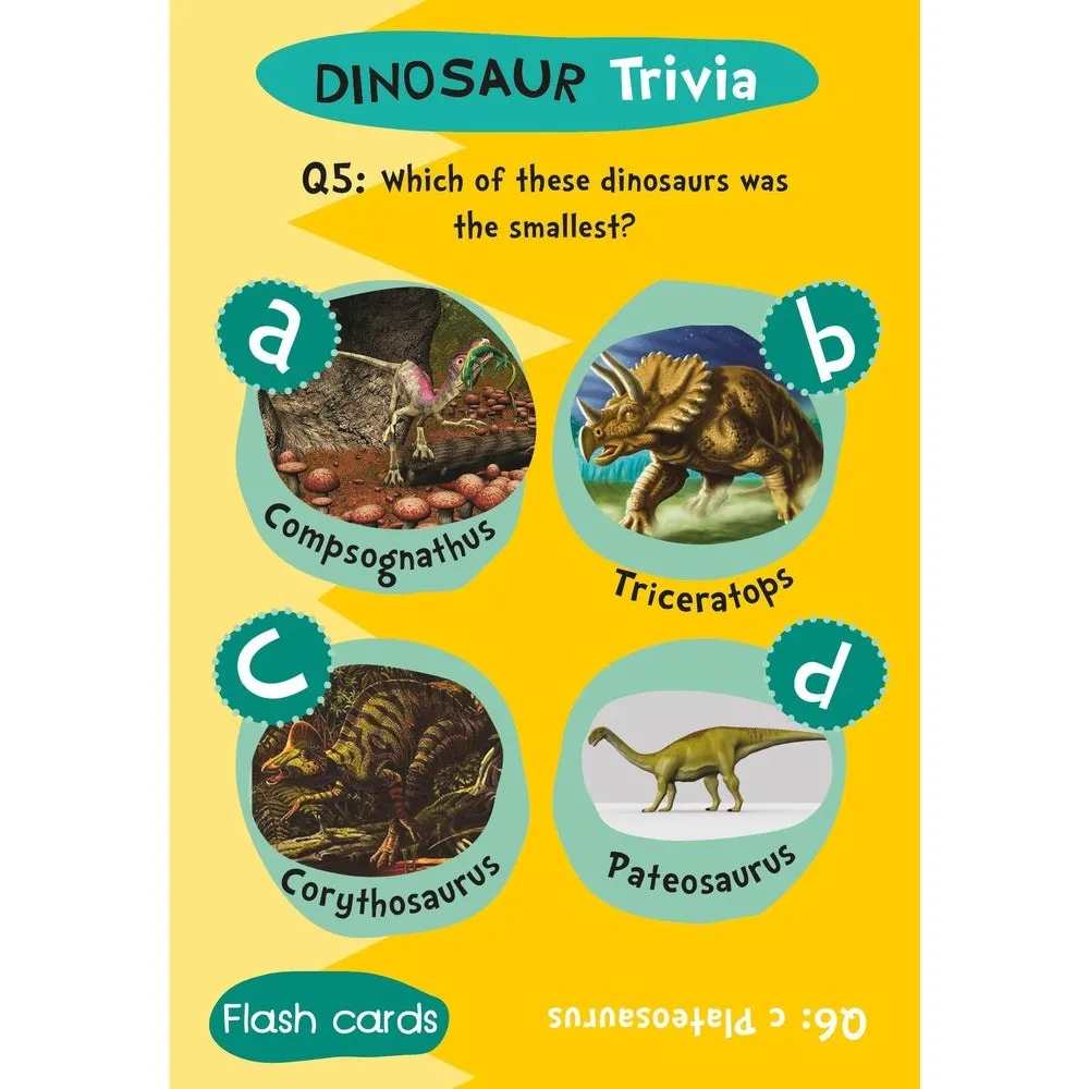 Flash Cards - Dinosaur Trivia