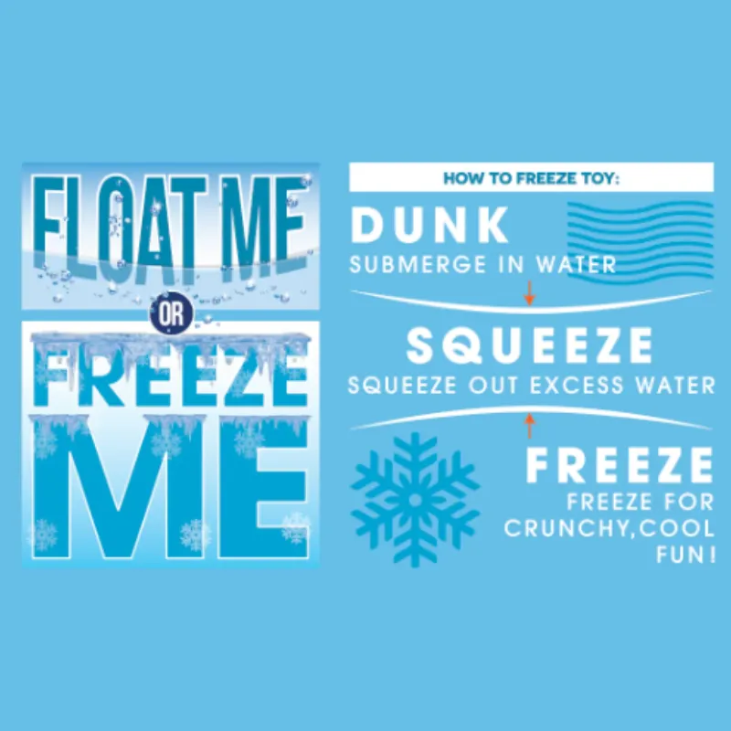FoufouBRANDS - Under The Sea - Freeze 'N Float - Frog (Small)