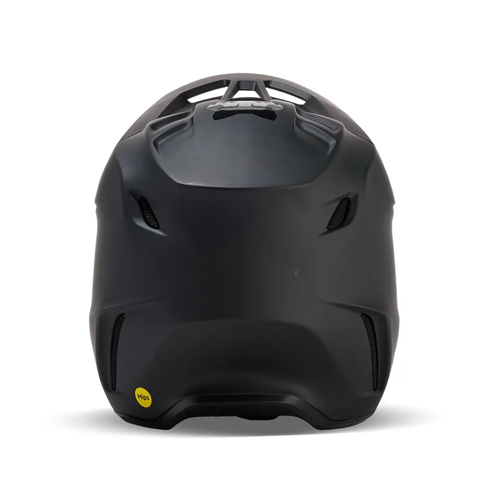 FOX YOUTH V3 SOLID HELMET [MATTE BLACK]