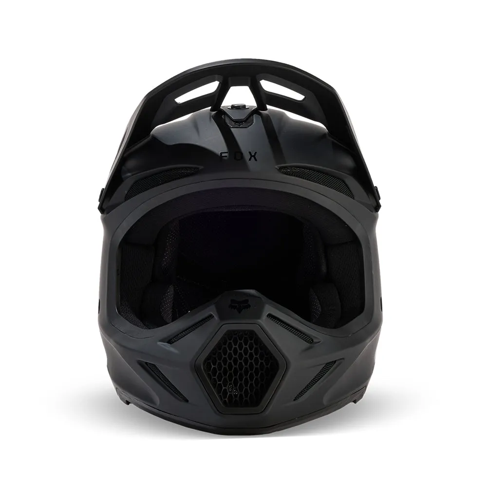 FOX YOUTH V3 SOLID HELMET [MATTE BLACK]